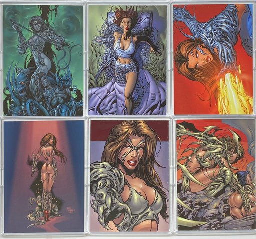 2000 Witchblade Millennium Glow-in-the-Dark Chase Card Insert Set G1-G6 Dynamic   - TvMovieCards.com