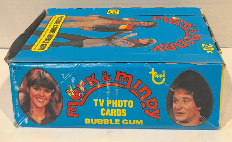 Mork & Mindy TV Show Vintage Bubble Gum Wax Card Box 36 Packs Topps 1978 FULL