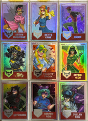 DC Comics Bombshells II Parallel Rainbow Foil Batgirls Chase Card Set G1-G9   - TvMovieCards.com