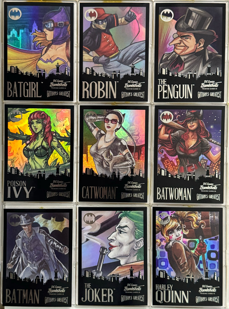 DC Comics Bombshells III Parallel Rainbow Foil Gotham’s Greatest Card Set GG1-GG - TvMovieCards.com