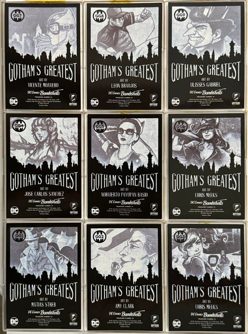 DC Comics Bombshells III Parallel Rainbow Foil Gotham’s Greatest Card Set GG1-GG - TvMovieCards.com