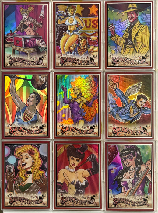 DC Comics Bombshells III Parallel Rainbow Foil Showstoppers Card Set SH1-SH9   - TvMovieCards.com