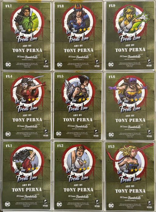 DC Comics Bombshells III Parallel Rainbow Foil On the Front Line Card Set FL1-FL - TvMovieCards.com