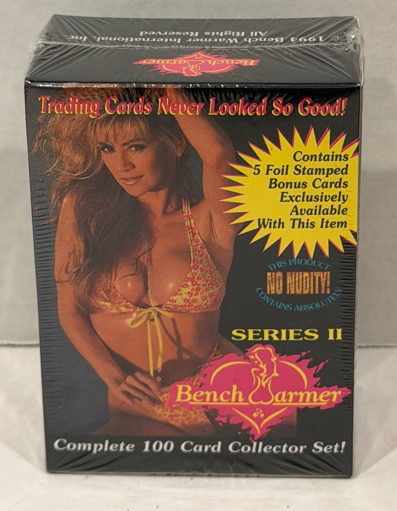 Bench Warmer Series II Factory Card Set 100 Cards Bench Warmer International 1994