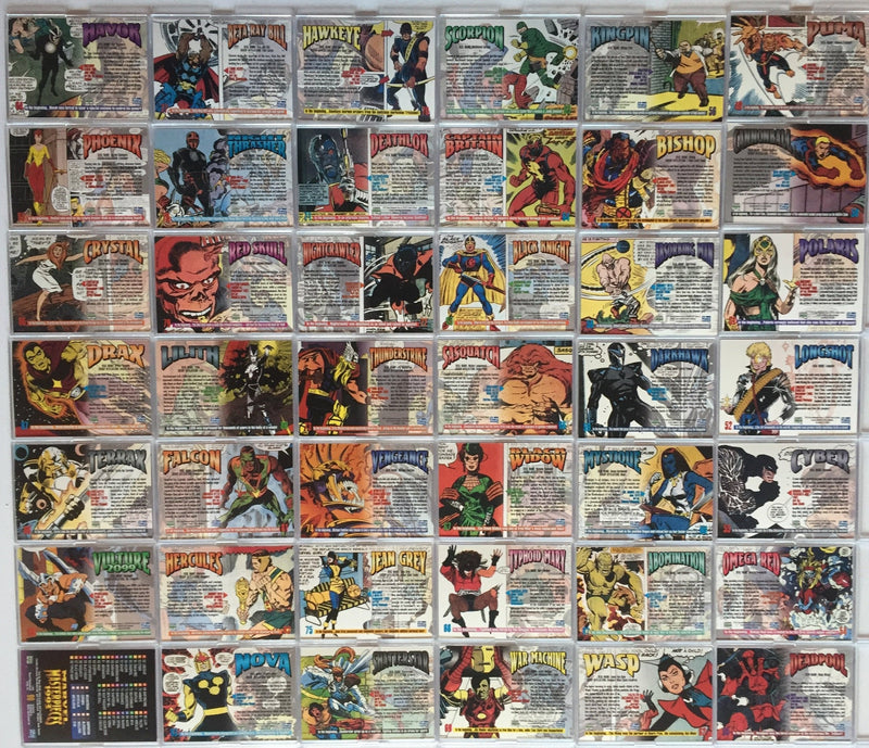 Marvel Masterpieces Series Two 90 Base Card Set 1993 Skybox   - TvMovieCards.com