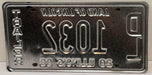 2008 Illinois Dealer Dealership License Plate DL 1032 Trailer   - TvMovieCards.com