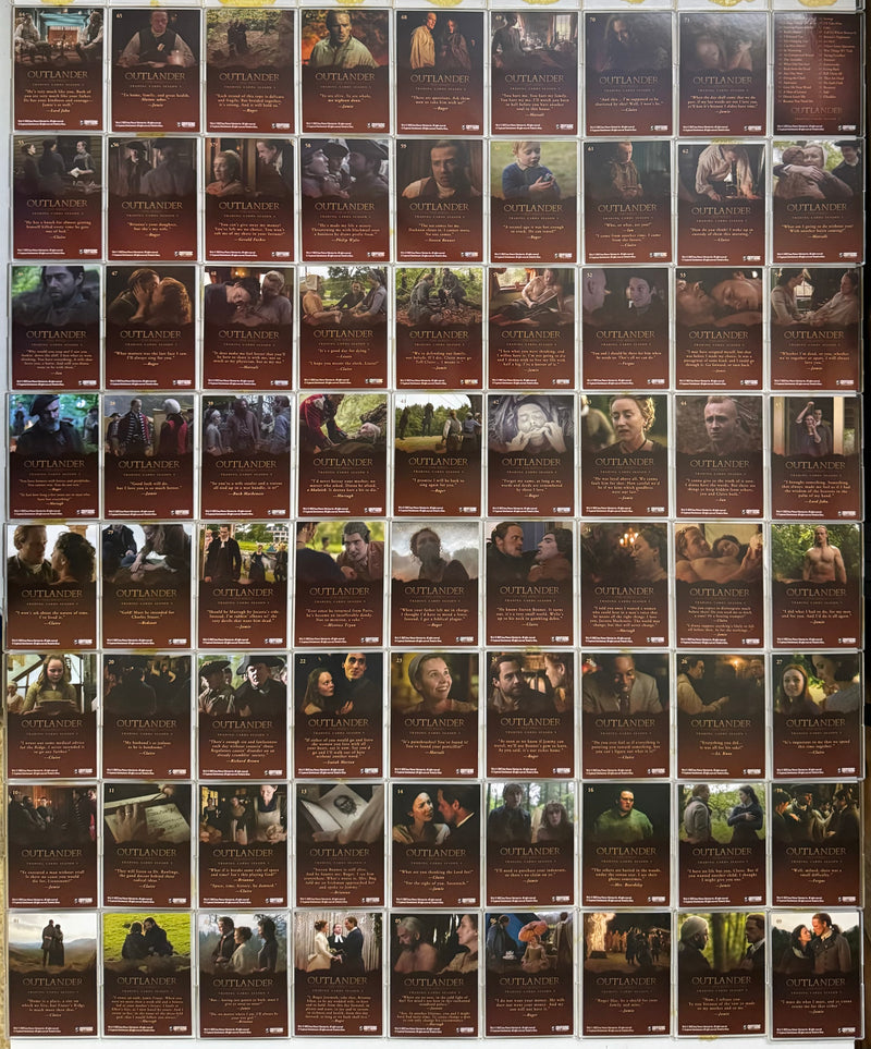 2023 Outlander Season 5 Silver Foil Parallel Base Trading Card Set (72) Cryptozo - TvMovieCards.com