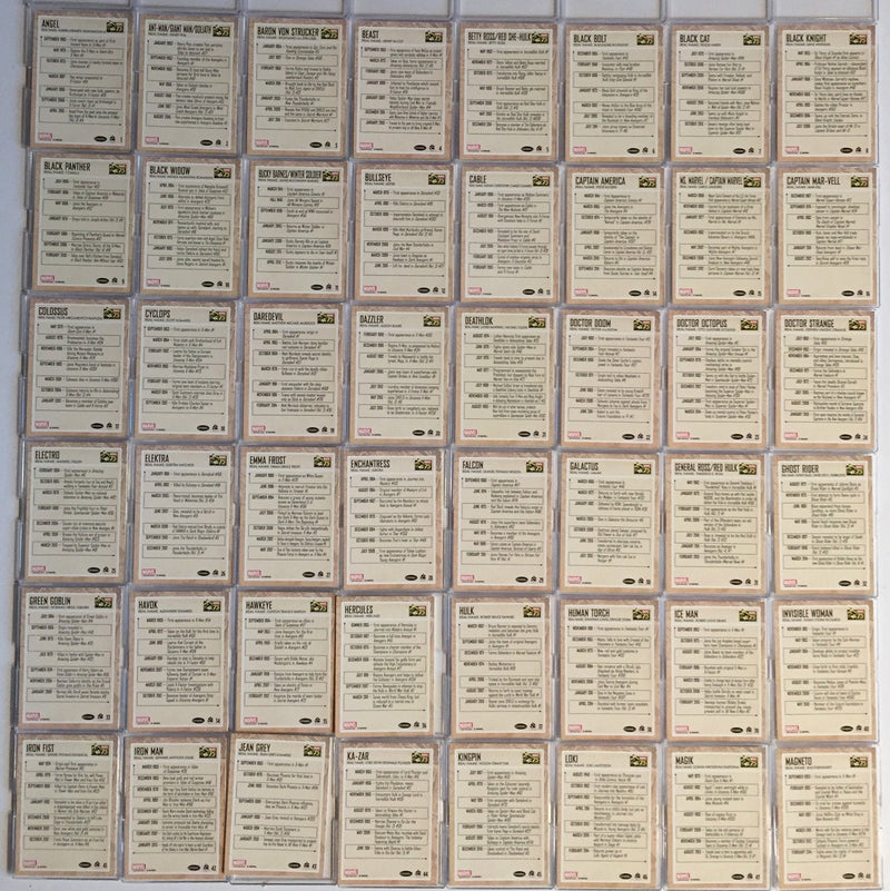 Marvel 75th Anniversary Base Card Set 90 Cards Rittenhouse 2014   - TvMovieCards.com
