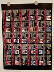 1993 Post MLB Baseball Collector Series UNCUT Sheet 30-Card Panel 2869/5000 - TvMovieCards.com