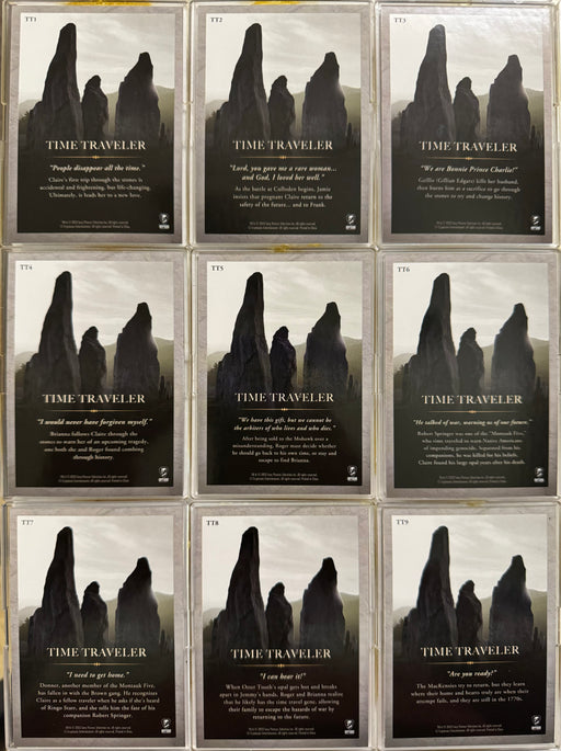 2023 Outlander Season 5 Silver Foil Parallel Time Travelers Insert Card Set TT1- - TvMovieCards.com