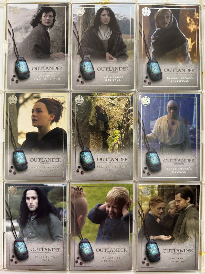 2023 Outlander Season 5 Silver Foil Parallel Time Travelers Insert Card Set TT1- - TvMovieCards.com