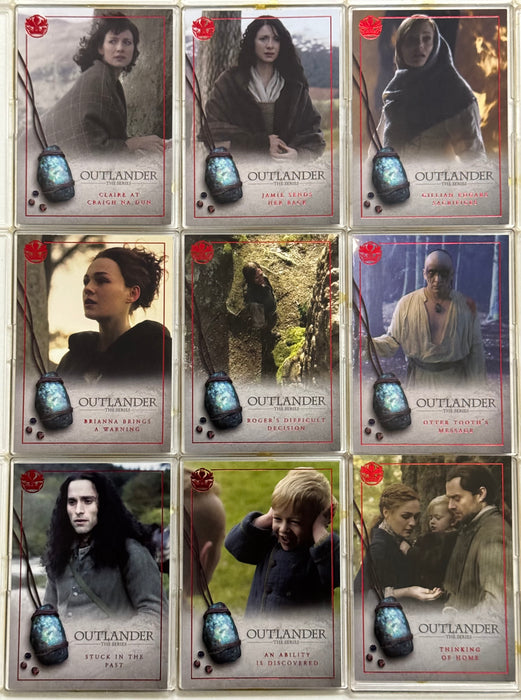 2023 Outlander Season 5 Red Foil Parallel Time Travelers Insert Card Set TT1-TT9   - TvMovieCards.com