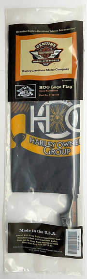 1998 Harley Davidson Genuine Motorcycle Hog Logo Flag Sissy Bar Mount 94614-98   - TvMovieCards.com