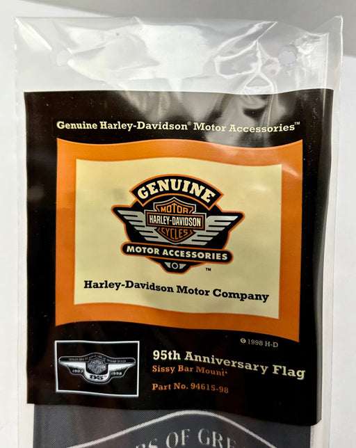1998 Harley Davidson Genuine 95th Anniversary Flag Sissy Bar Mount 94615-98   - TvMovieCards.com