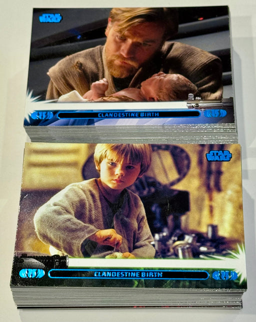 2013 Star Wars Jedi Legacy Blue Parallel Base Card Set 90 Cards Topps - TvMovieCards.com