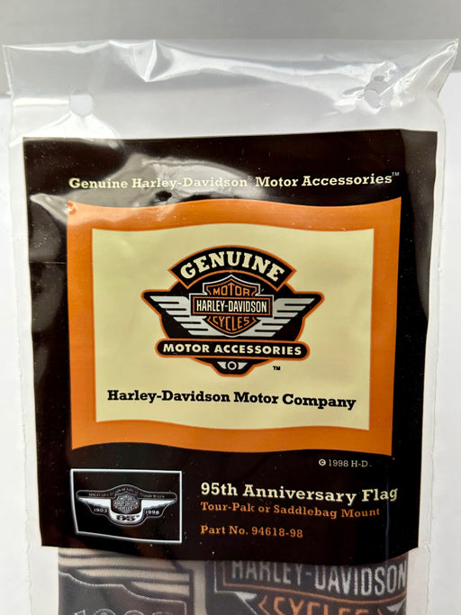 1998 Harley Davidson Genuine 95th Anniversary Flag Tour-Pak Mount 94618-98   - TvMovieCards.com