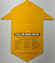 1989 Harley Davidson FXLR Low Rider Custom Handlebar Dealer Hang Tag   - TvMovieCards.com