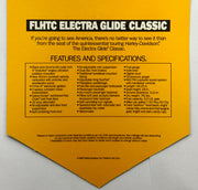 1989 Harley Davidson FLHTC Electra Glide Classic Handlebar Dealer Hang Tag   - TvMovieCards.com
