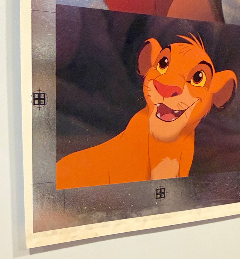 1994 Lion King Series 1 Disney Movie Foil Card Set F1-F9 Uncut Sheet of 9
