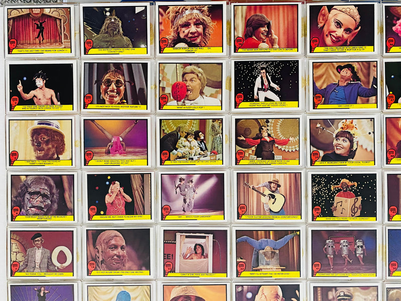 1977 The Gong Show TV Show Complete (66) Vintage Trading Card Set Fleer   - TvMovieCards.com