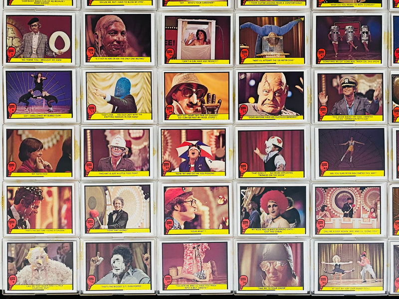 1977 The Gong Show TV Show Complete (66) Vintage Trading Card Set Fleer   - TvMovieCards.com