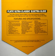 1989 Harley Davidson FLHTC Ultra Classic Electra Glide Handlebar Dealer Hang Tag   - TvMovieCards.com