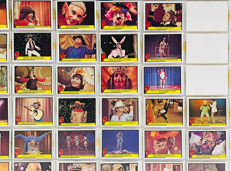 1977 The Gong Show TV Show Complete (66) Vintage Trading Card Set Fleer   - TvMovieCards.com
