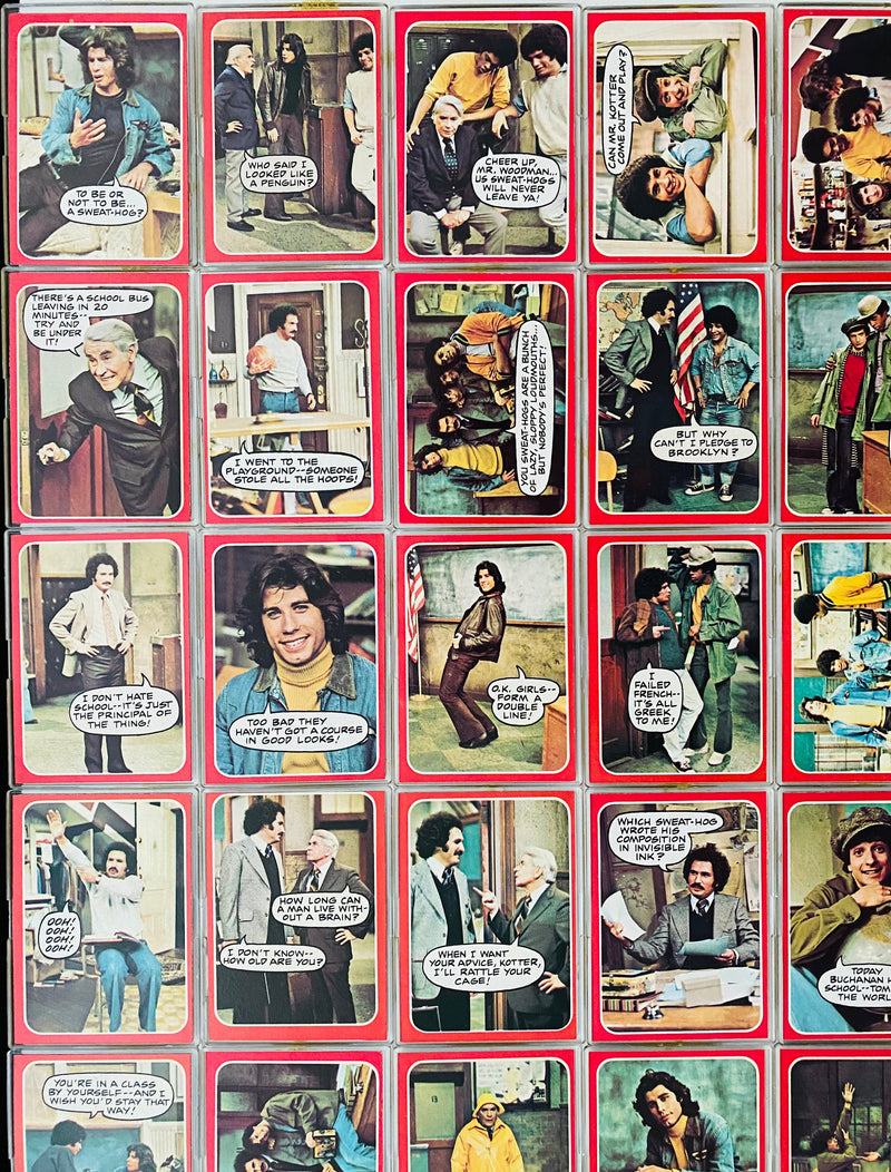Welcome Back Kotter Vintage Trading Card Set 53 Cards Topps 1976   - TvMovieCards.com