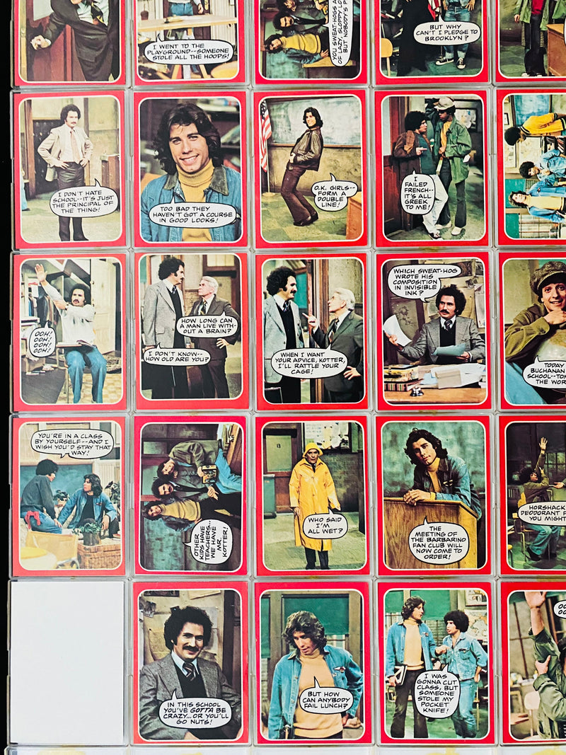 Welcome Back Kotter Vintage Trading Card Set 53 Cards Topps 1976   - TvMovieCards.com