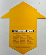 1989 Harley Davidson FXSTS Springer Softail Handlebar Dealer Hang Tag   - TvMovieCards.com