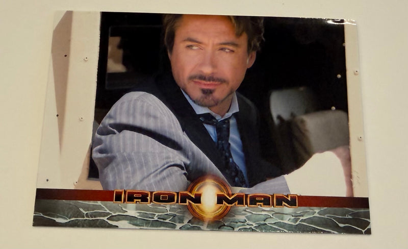 (4) 2008 Iron Man Movie #2 Trading Card - Billionaire Tony Stark Robert Downey Jr