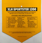 1989 Harley Davidson XLH Sportster 1200 Handlebar Dealer Hang Tag   - TvMovieCards.com