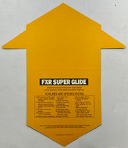 1989 Harley Davidson FXR Super Glide Handlebar Dealer Hang Tag   - TvMovieCards.com