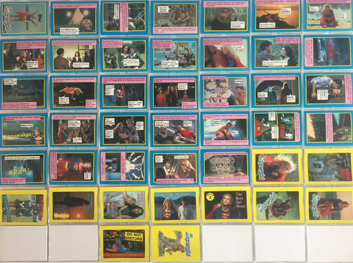 Supergirl Movie Vintage Sticker Card Set 44 Sticker Cards Topps 1984   - TvMovieCards.com