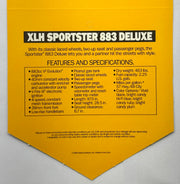 1989 Harley Davidson XLH Sportster 883 Deluxe Handlebar Dealer Hang Tag   - TvMovieCards.com