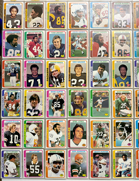 1978 Topps Football Trading Card Starter Set Lot of 54 Cards VG/EX   - TvMovieCards.com