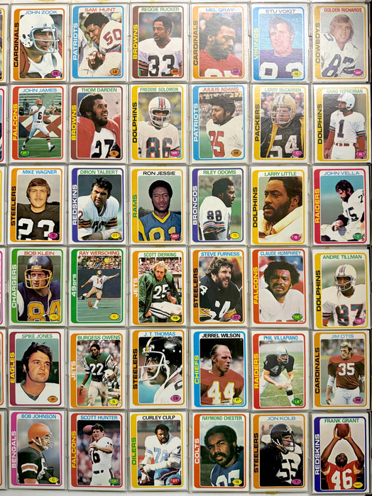 1978 Topps Football Trading Card Starter Set Lot of 54 Cards VG/EX   - TvMovieCards.com