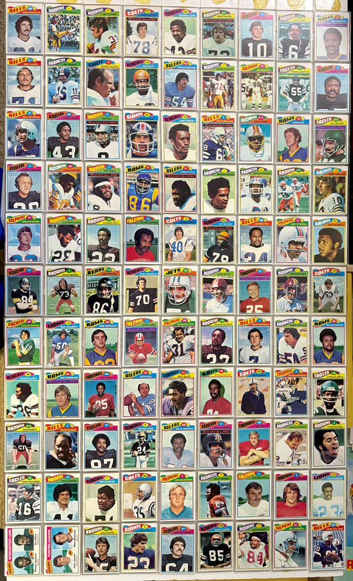 1977 Topps Football Trading Card Starter Set Lot of 129 Cards VG/EX   - TvMovieCards.com