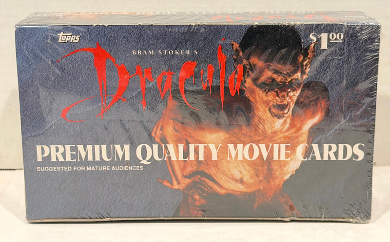 1992 Bram Stoker's Dracula Premium Movie Trading Card Box 36 packs Full Sealed