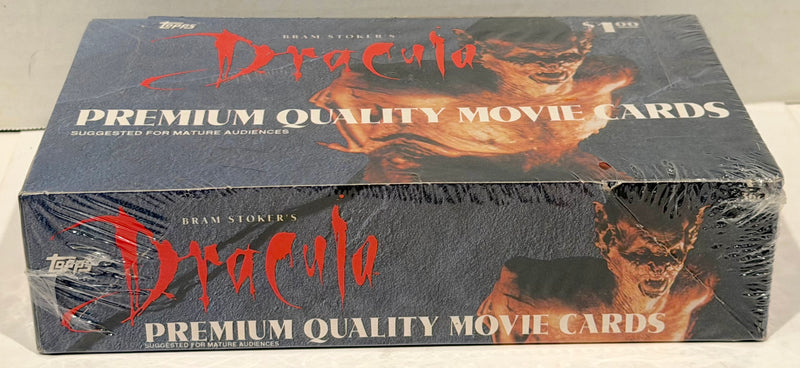 1992 Bram Stoker's Dracula Premium Movie Trading Card Box 36 packs Full Sealed