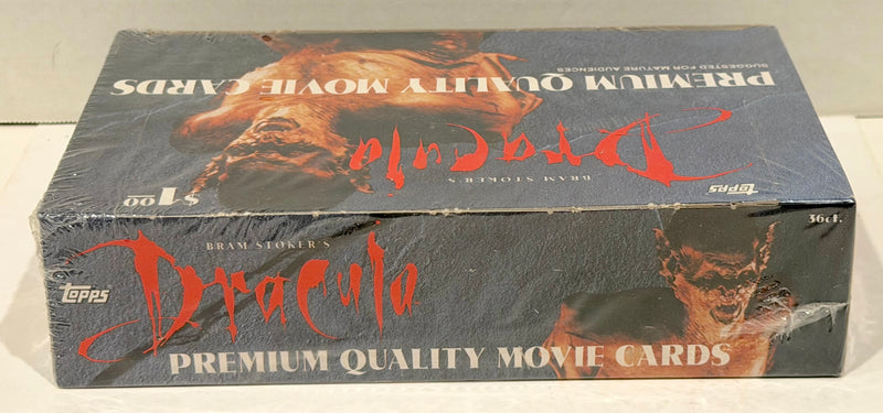 1992 Bram Stoker's Dracula Premium Movie Trading Card Box 36 packs Full Sealed