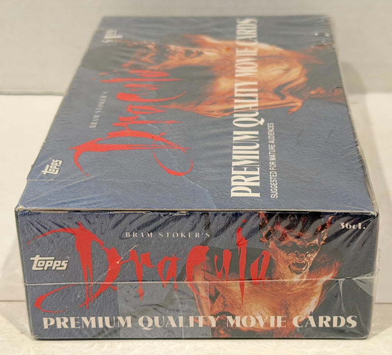1992 Bram Stoker's Dracula Premium Movie Trading Card Box 36 packs Full Sealed