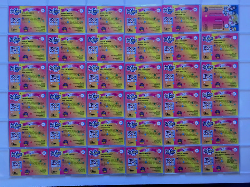 Sailor Moon Archival Base Card Set 72 Cards By Dart Flipcards 2000   - TvMovieCards.com