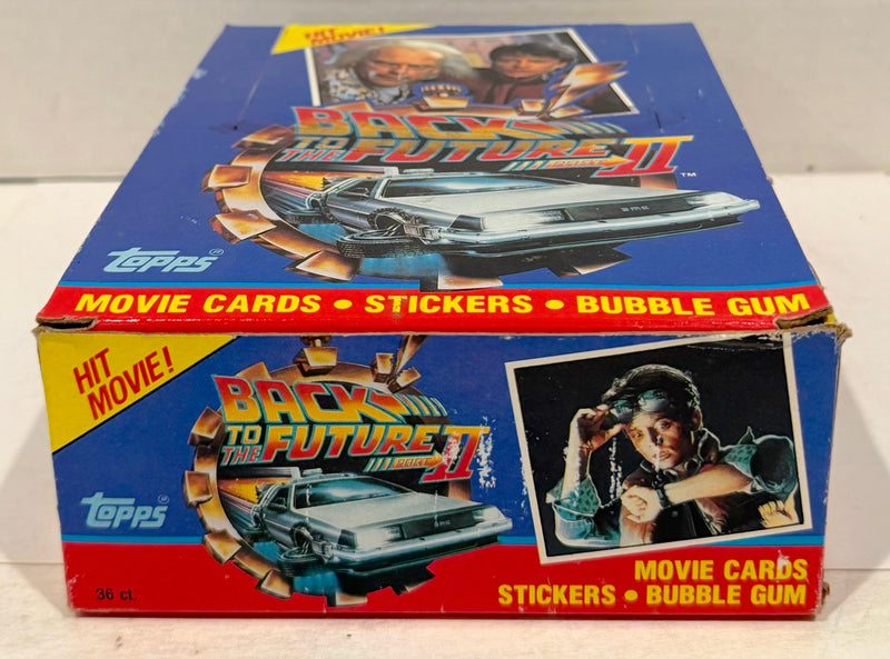 Back to the Future II Movie Closeout Vintage Card Box 36 Packs Topps 1989