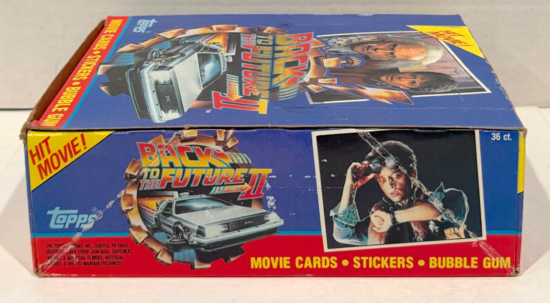 Back to the Future II Movie Closeout Vintage Card Box 36 Packs Topps 1989