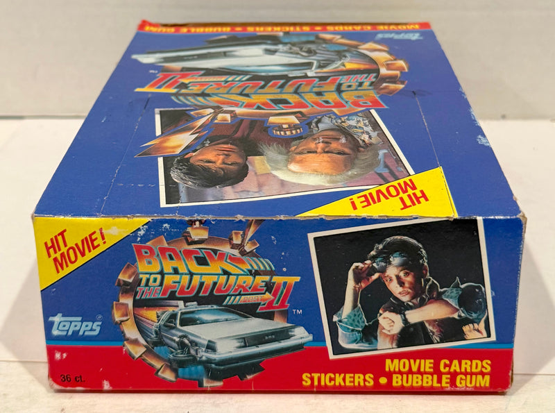 Back to the Future II Movie Closeout Vintage Card Box 36 Packs Topps 1989