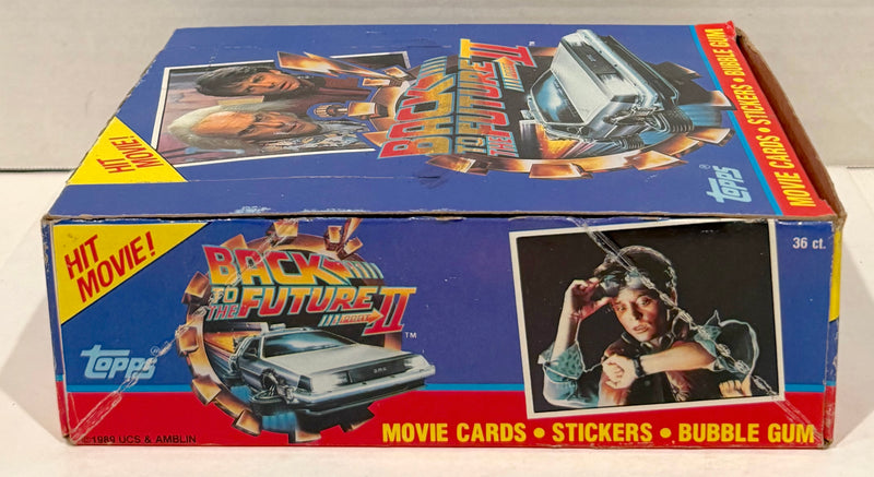 Back to the Future II Movie Closeout Vintage Card Box 36 Packs Topps 1989
