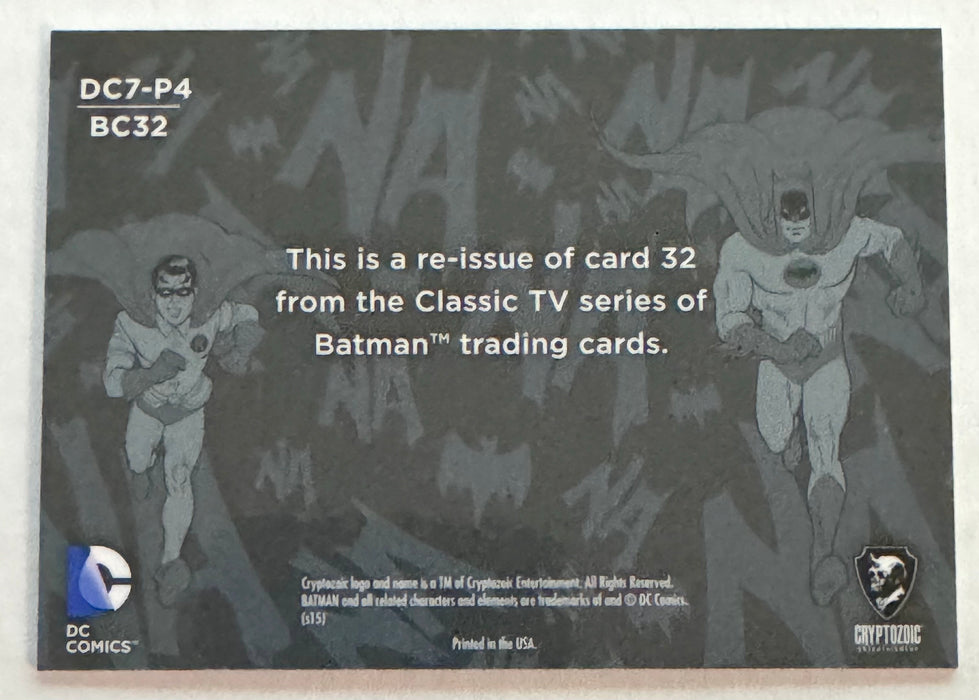 2016 DC Comics Justice League Batman Classic TV Frozen By Frost DC7-P4 NSU Card   - TvMovieCards.com