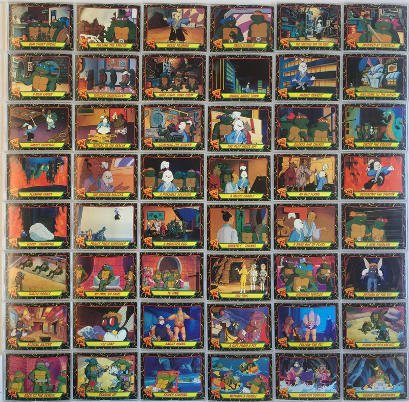 Teenage Mutant Ninja Turtles Cartoon Series 2 Card Set & Sticker Card Set   - TvMovieCards.com