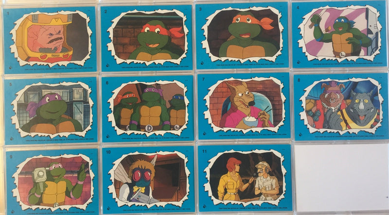 Teenage Mutant Ninja Turtles Cartoon Series 2 Card Set & Sticker Card Set   - TvMovieCards.com
